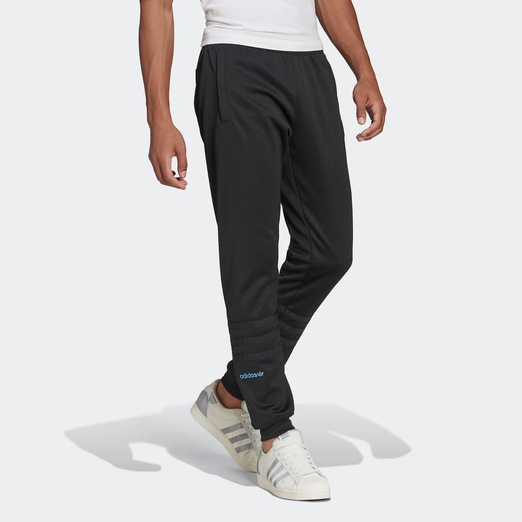 adidas Originals Sprt Track Pants With Logo Men Bottoms Black HE4691
