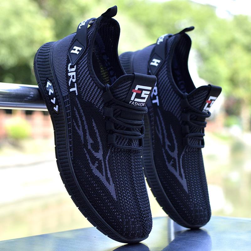 Men's shoes summer new breathable hollow mesh shoes casual sports shoes one pedal mesh coconut shoes men