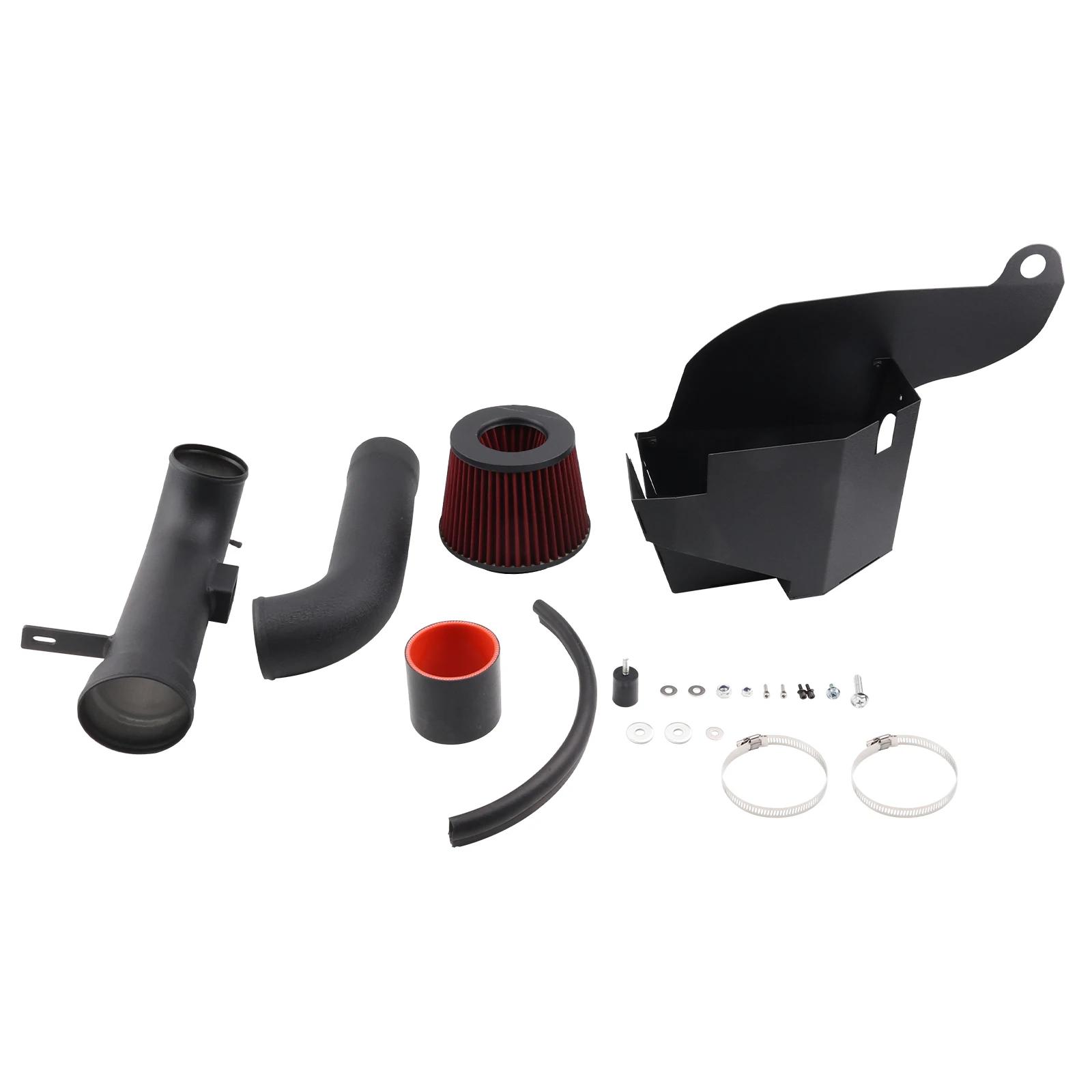 N20 N26 Engine Inlet Filter Pipe Heat Shield Cold Air Intake Kit Upgrade for 2012+ BMW 125i 228i 320i 328i 420i 428i as the picture shows