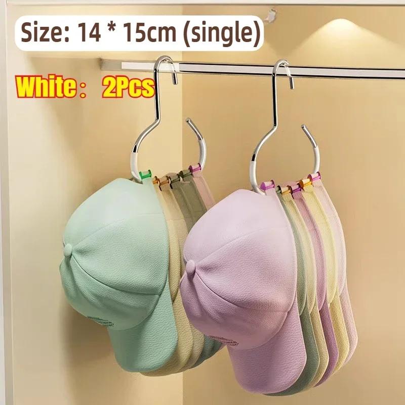 Tie Hanger Multifunction Hooks Circle Ring Hat Hanger Non-marking Non-slip Hat Storage Hook Scarf Towel Tie Hanging Rack