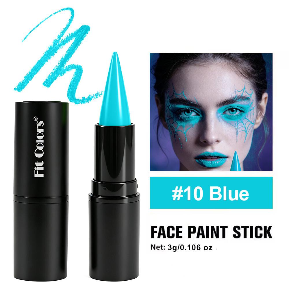 Matte Punk Black Lipstick Waterproof Long Lasting Lip Gloss Face Body Painting Gothic Dark Makeup Party Halloween Cosplay Makeup
