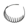 Teeth Headbands for Girls Women Plastic Hair Comb Headbands Wave shape Elastic Headbands for Thick Hair