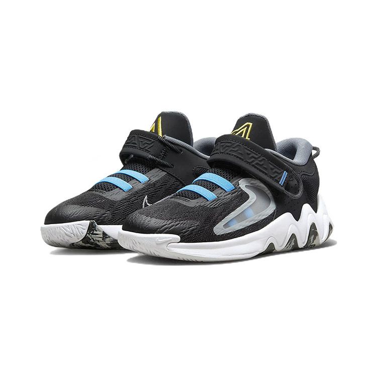 Nike Giannis Immortality 2 PS Black University Blue Kids Sneakers Smoke-Grey White DQ1942-001