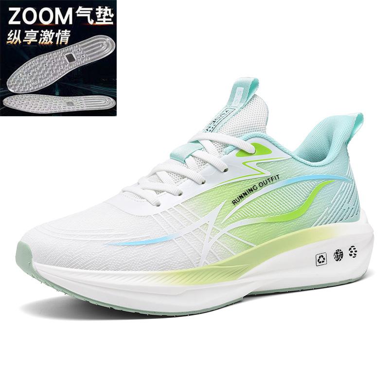 Sneakers Summer New Mesh Breathable Carbon Plate Lightweight Racing Shoes Shock Absorption