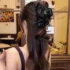 Elegante Geplooide Vlinder Klem: Hoogwaardig Veelzijdig Haaraccessoire voor Dagelijks Gebruik