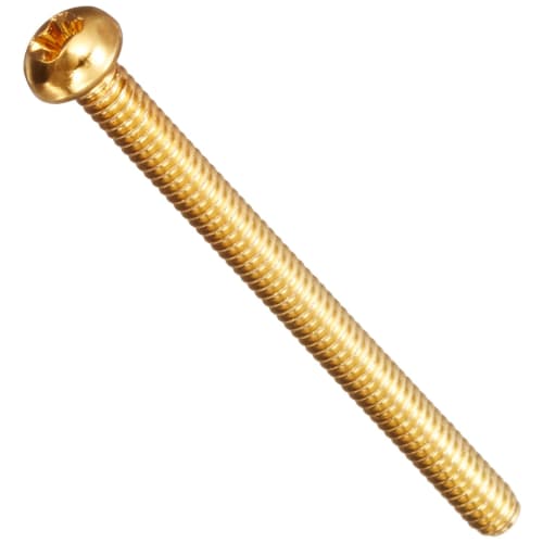 Scud Humbucker Mounting Screws, Inch Size, 8-Piece Gold W-HPG