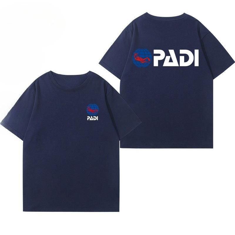 PADI Diving Instructors Cotton Tshirt From CMAS World Diving Association Unisexs Clothing Womens Clothing 2026 Summer T Shirt