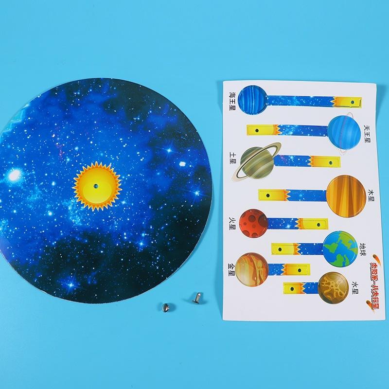 Juguete de Experimento Científico Modelo de Planetas del Sistema Solar - Juguete Educativo STEM para Niños Rompecabezas de Tecnología Juguete de Aprendizaje de Planetas Para Niños