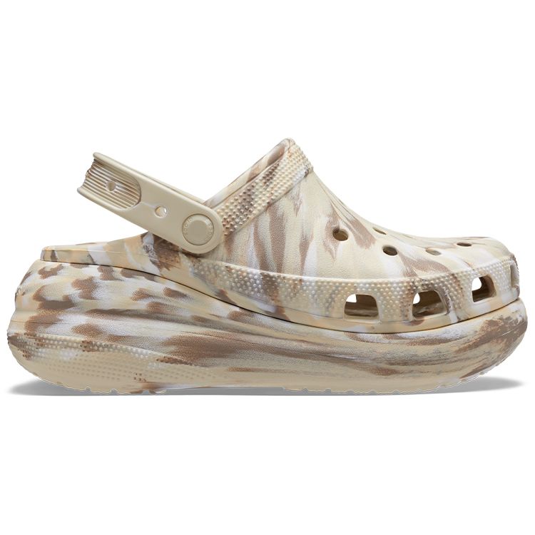 Crocs Classic Puff Wilderness Clogs EVA Sport Sandals Unisex Sandals Gray Brown White 208265-2Y3
