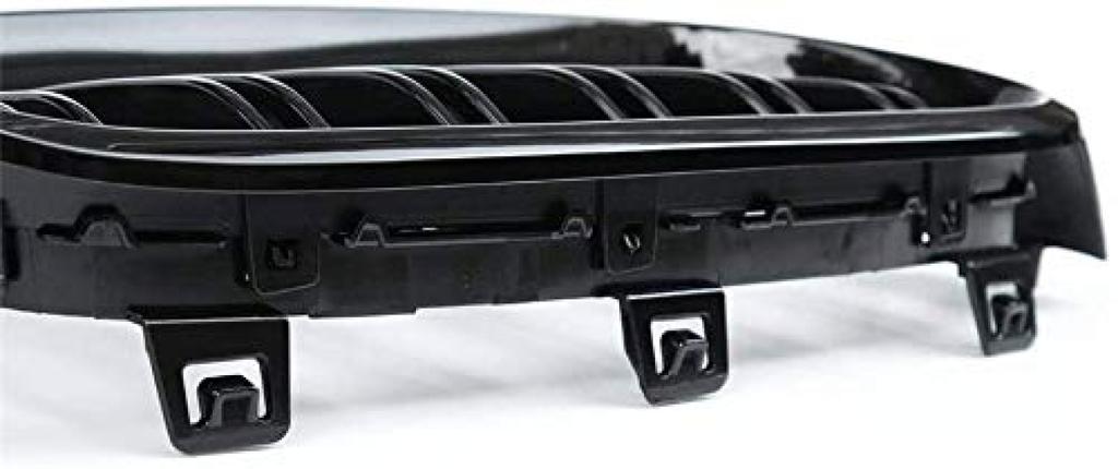 Zealhot Kidney Grille Black Front Grille Radiator Suitable for BMW 3 Series F30 F31 F35 Grille, (2012-2019) (Double-Glossy)