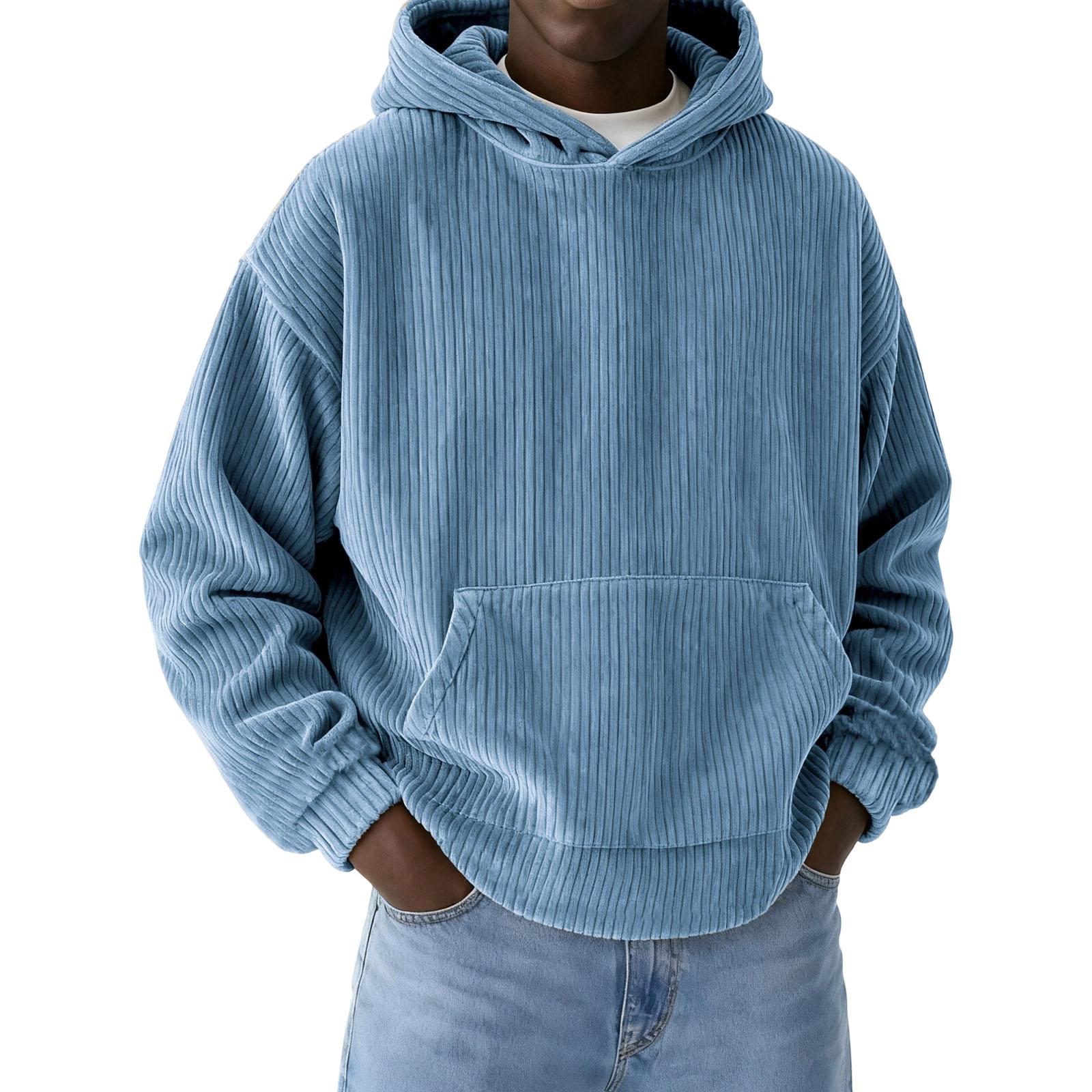 

Чоловічий Повсякденний Спортивний Вільний Худі Капюшон Вишивка Толстовка XL