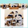 Adorable Beaver Plush Toy Soft Stuffed Animal Doll For Kids Perfect Birthday Gift