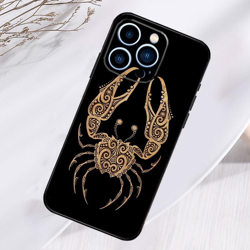 Zodiac Signs Phone Case For iPhone 17 Air 16 15 14 13 11 12 Pro Max Plus 12 13 Mini 16e 17 Pro Max Cover