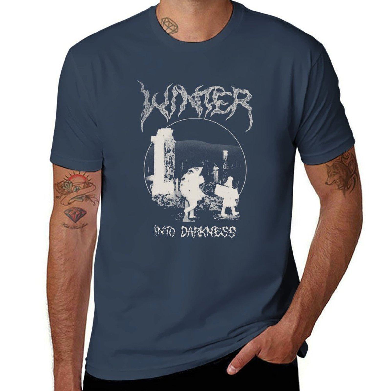 Winter Tshirt Casual Pattern Print Tee Shirt S