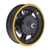 Front Wheel Hub and Brake Cover 60 70 6.5 Wheel Hub Rim With Drum Brake for 10 Inch Electric Scooter
