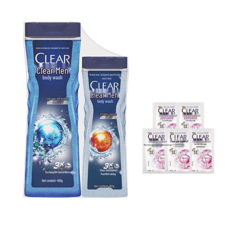 

CLEAR Men s Cool & Refreshing Shower Gel Set