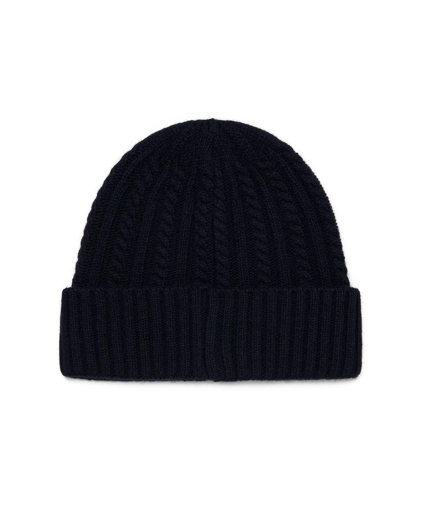 LEE Cable Knit Beanie Navy