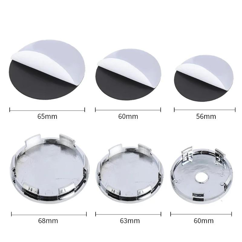4pcs 56/60/65/68mm Car Wheel Center Hub Covers Hub Cap Decor Sticker For BMW M F31 F34 F32 E52 E53 E60 E90 E91 E92 E93 F01 F30