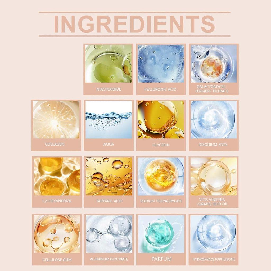 Limited time!!Viareline Collagen Moisturizing And Hydrating Mask Is A Gentle Moisturizing And Softening Facial Mask That Is Clear And Translucent