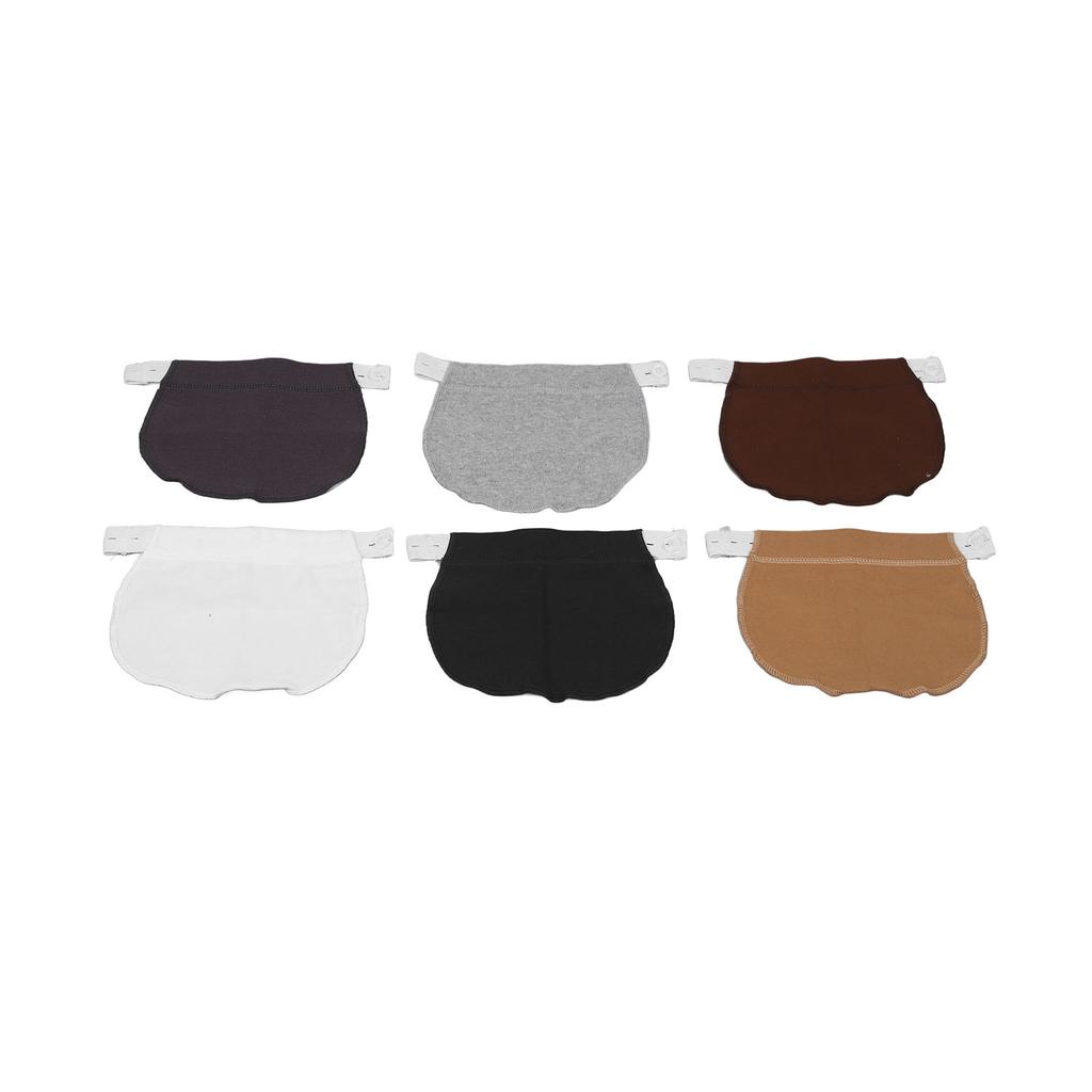 6 ks Prodloužení kalhot Pasový knoflík Bavlněná spona Sada doplňků pro pas šatů