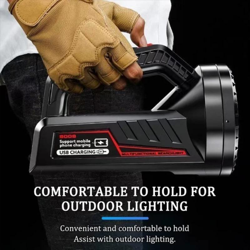 Ahlsen Lampe De Travail à LED Rechargeable 100W, Projecteur Portatif Etanche Ip65 7000lm 100led Lampes De Travail Sur Support Pour Eclairage De Chantier De Garage De Camping 86209249
