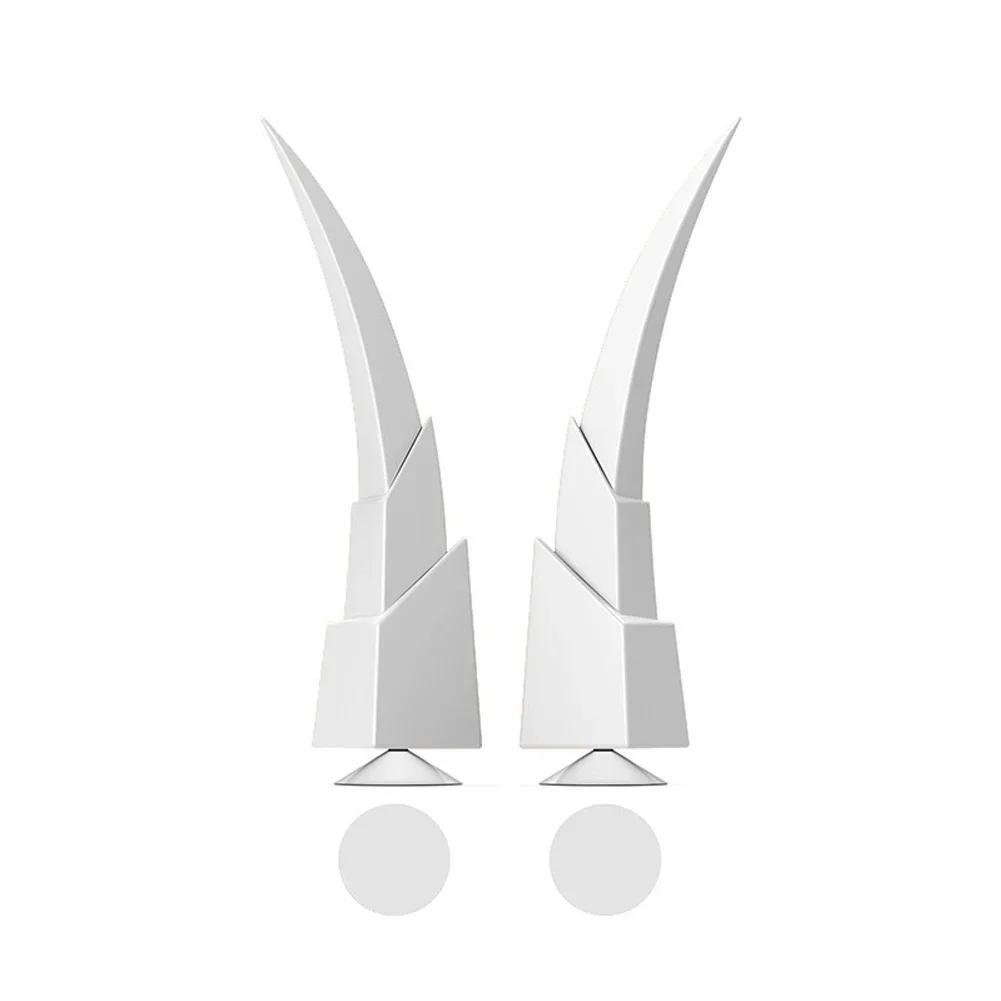 2Pcs Motorcycle Helmet Decoration Hip-pop Cool Devil Horns Suction Cup Motorcycle Electromobile Motor Styling Helmet Accessories