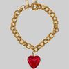 Modern Everyday Heart Charm Bracelet