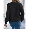 GMXIA Autumn and Winter Casual Valentine's Day Color-blocking Heart LOVE Long-sleeved Pullover Sweater Women's Wear