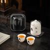 Dongyue Ink Wash Mountain Ceramic Travel Tea Set
