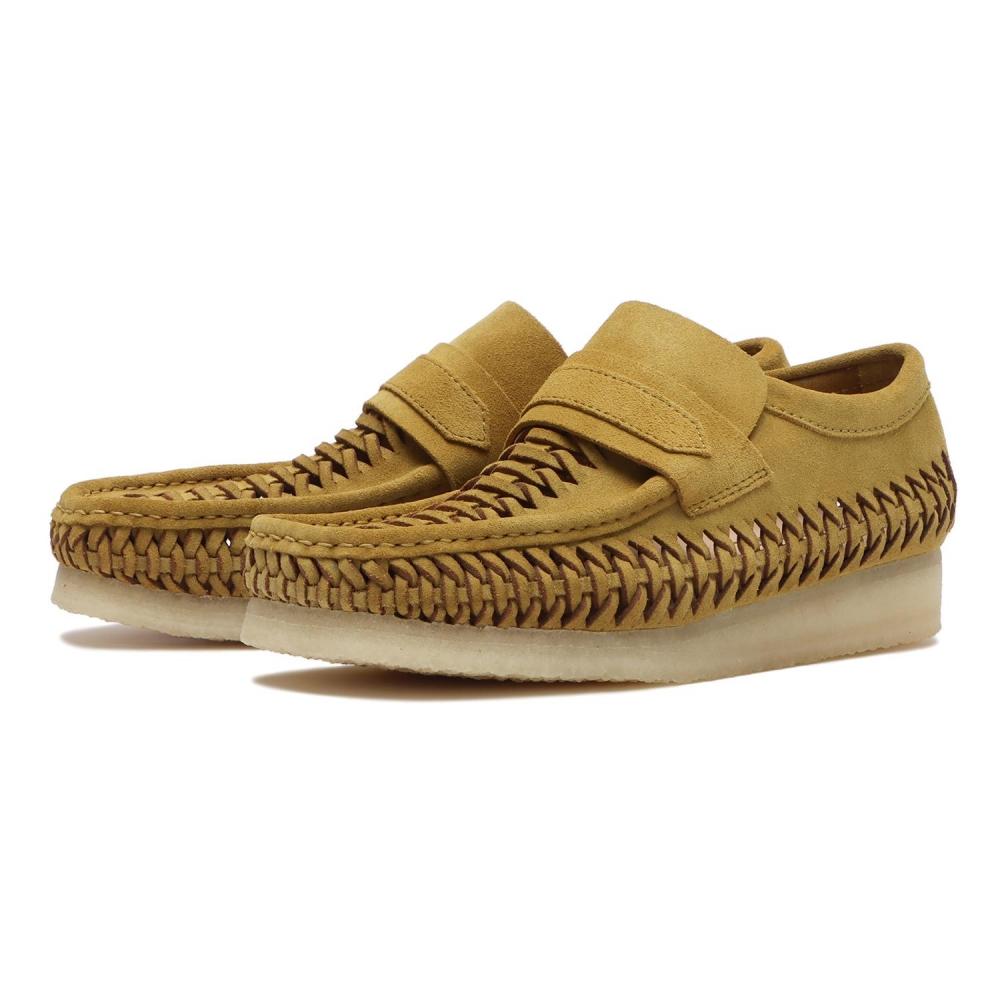 Clarks Wallabee Loafer Weave 26175778 Olive Suede