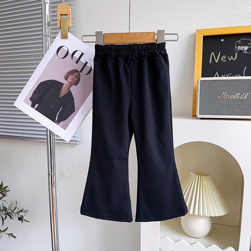 Girls Spring & Autumn Fashion Flare Pants – Casual Shark Flare Style, BCA297 Size 110