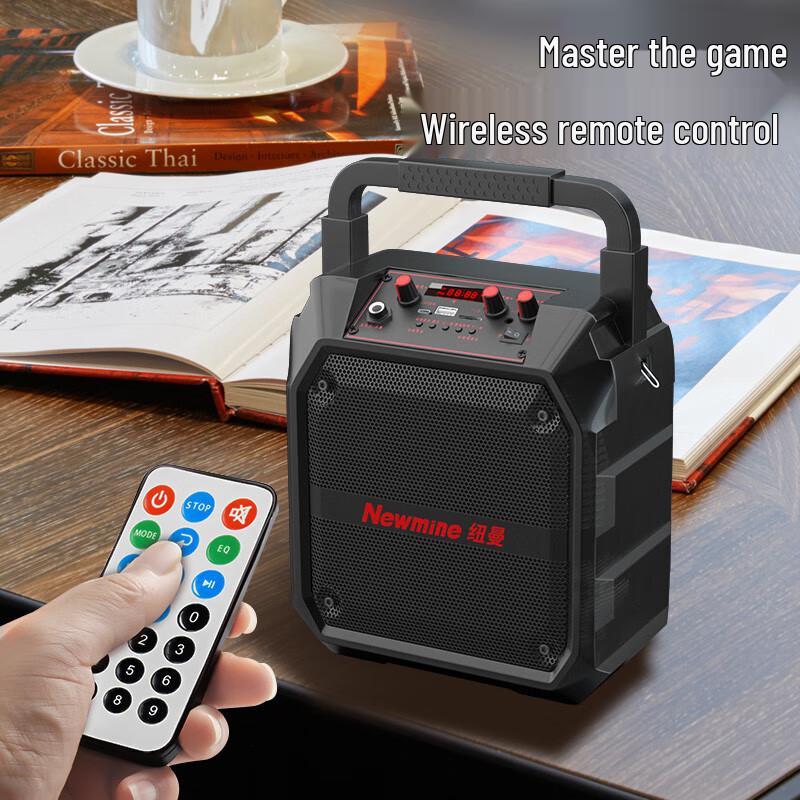 Newsmy K97 Portable Bluetooth Speaker with Microphone and Radio