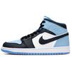 Air Jordan 1 All Star Leather Abrasion Resistant Mid Top Vintage Basketball Shoes Unisex Blue Black White FZ2142-114(Team1291-)