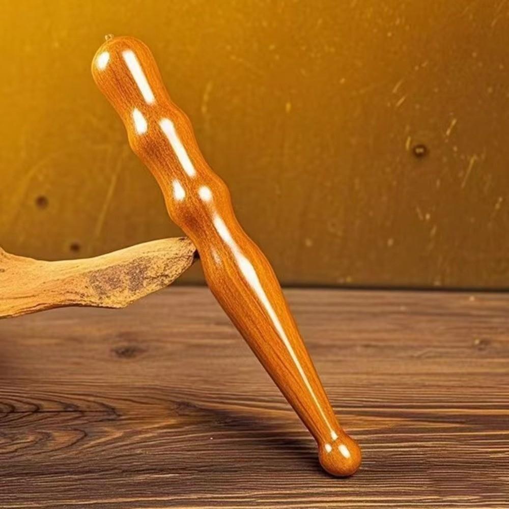 Wooden Wood Massage Stick Natural Sandalwood Reflexology Tool Acupoint Massage Tool Foot Massage