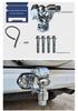 Toyota Prado 03-22 Rear Tow Hook Bumper Tow Ball Mod Parts