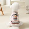Sommer Gestreiftes Hundeshirt Katze Weste Atmungsaktives Haustier T-Shirt Weiche Welpenkleidung Leichtgewichtig Kleine Mittlere Hunde Katzen Kleidung