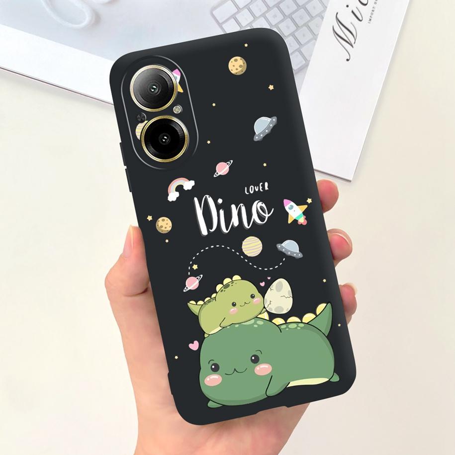 Case For Oppo Realme C67 4G Phone Cases Fashion Astronaut Soft Silicone Shockproof Back Cover Matte Shell For RealmeC67 4G Funda