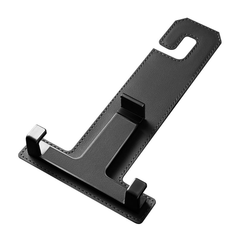 

Auto Seat Organizers Hook Leather & Metal Hangers Vehicle Headrest Hook Vehicle Accessories for Bags & Accessories