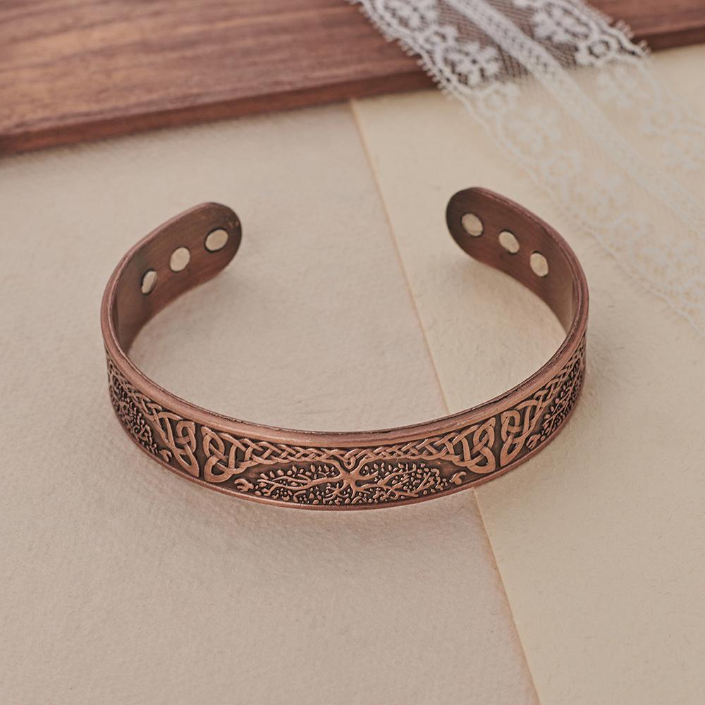 Rotkupfer Lebensbaum Magnetisches Energiearmband - Unisex Schmuck