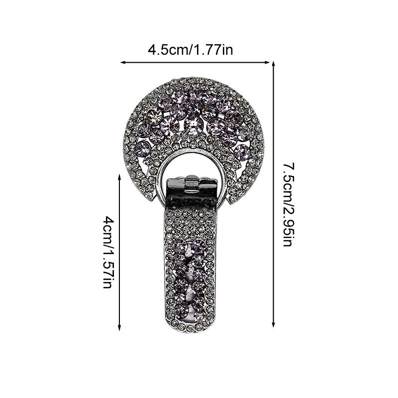 1PC Duckbill Buckle Overcoat Decor Shiny Rhinestone Fashion Metal Button Originality Cardigan Button Clothing Accessory