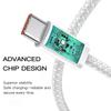100W 3 In1 Multi Port Charging Cable For iPhone Android Phone Xiaomi  Huawei Type C Braided Fast Charger Data Cord Wire Line 1PC