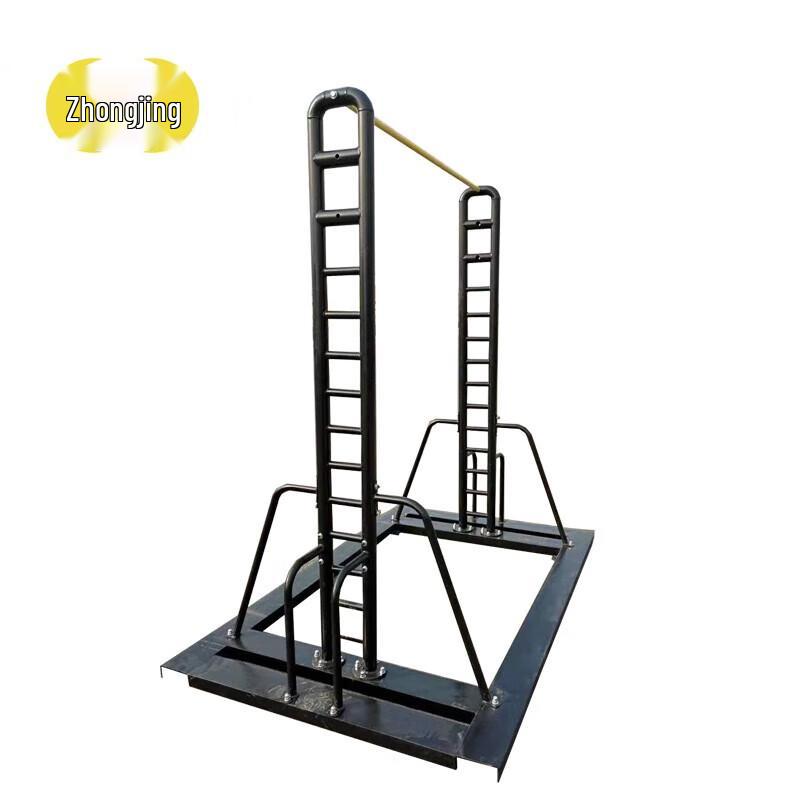 Portable Outdoor Height-Adjustable Pull-Up Bar