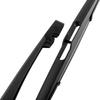 BOXI Rear Windshield Back Wiper Arm Blade Set Compatible for Nissan Versa 2007 2008 2009 2010 2011 2012 | Replaces 28780-EL000 28795-EL00A