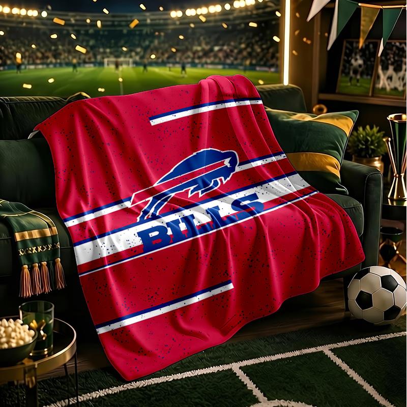 Buffalo basketball Logo Blanket Lightweight Flannel Bedding Blanket Perfect for Travel, Camping, Living Rooms, Offices, Sofas, Fan Christmas gift