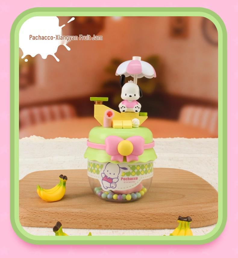 Sanrio Family Mermaid Building Blocks - Bobo Jam Blind Box Gift for Girls