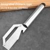 Stainless Steel Vegetable Peeler Multi-Function Fruit Potato Peeler for Pineapple Pumpkin Sugarcane Ergonomic Bottle Opener Rust-Proof Essential