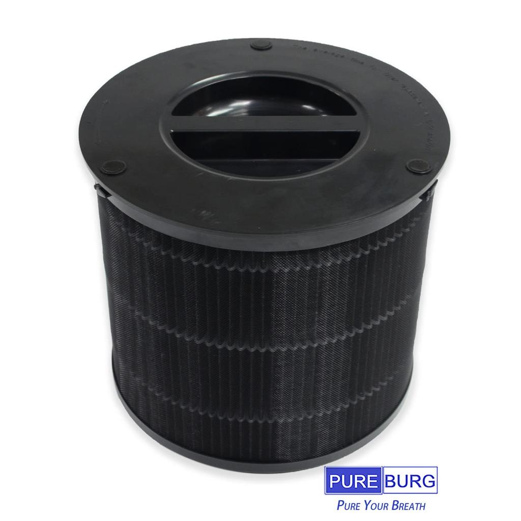 PUREBURG Ersatzfilter Kompatibel mit Smartmi P1 Air 2er-Pack H13 HEPA-Filtration Aktivkohle Luftreiniger Staub VOC Geruch, 4-stufig