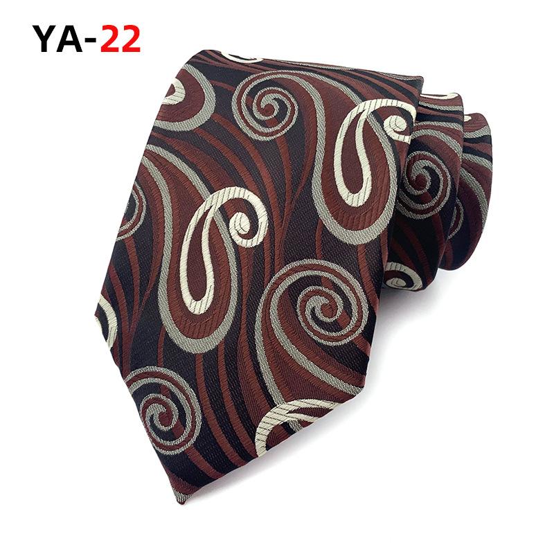 

Галстук мужской жаккардовый с узором пейсли из полиэстера, костюмный галстук