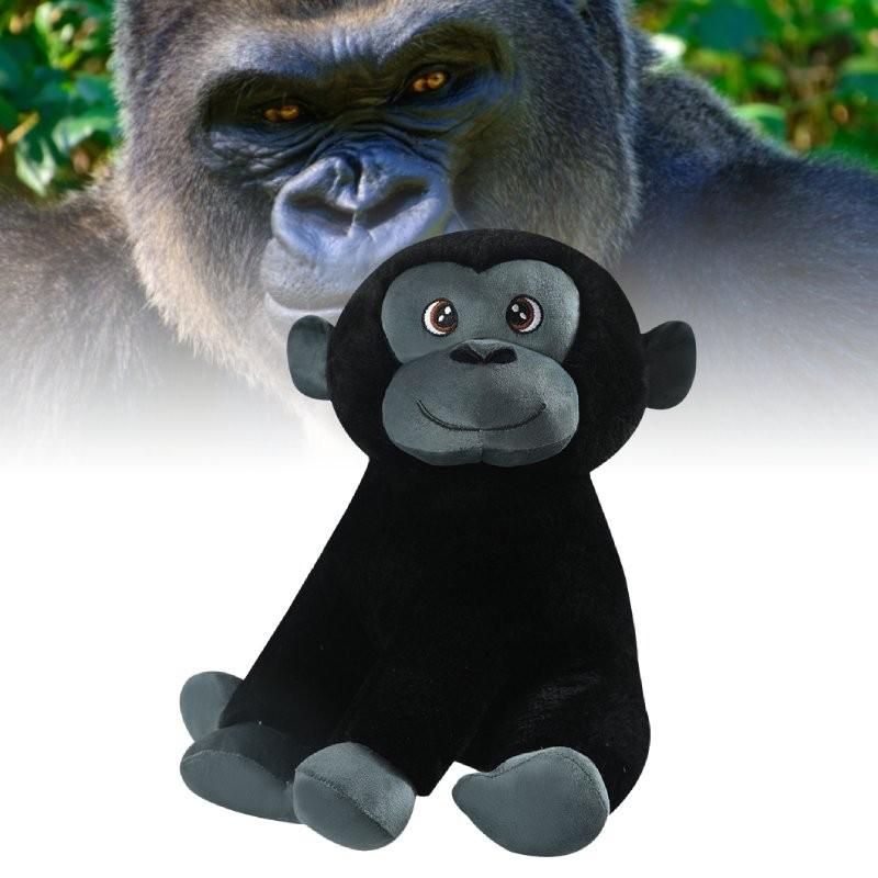 Adorable Plush Gorilla Toy With Soft Short Velvet Fabric Perfect For Kids Birthday Gift