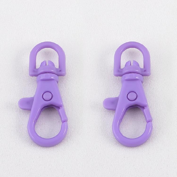20PCS Practical Plastic Lobster Clasps Safe Materials Jewelry Component Supplies for Jewelry Findings and Keychains